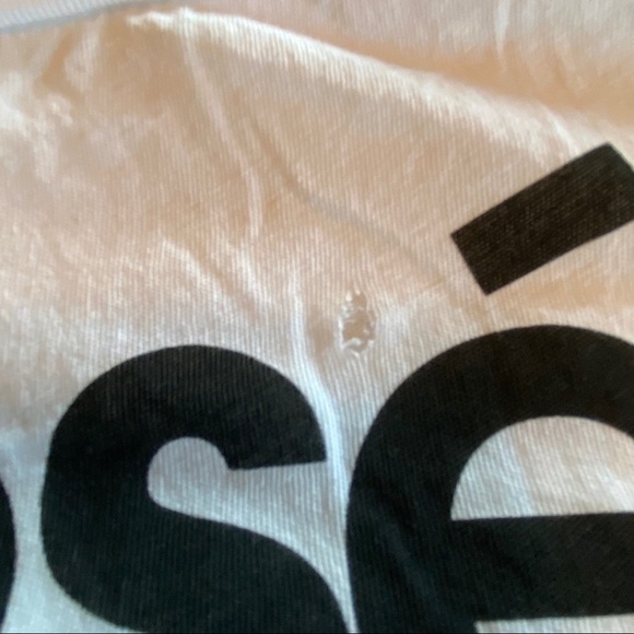 Wildfox Sz Small Rose All Day White Black Tshirt - Picture 5 of 9